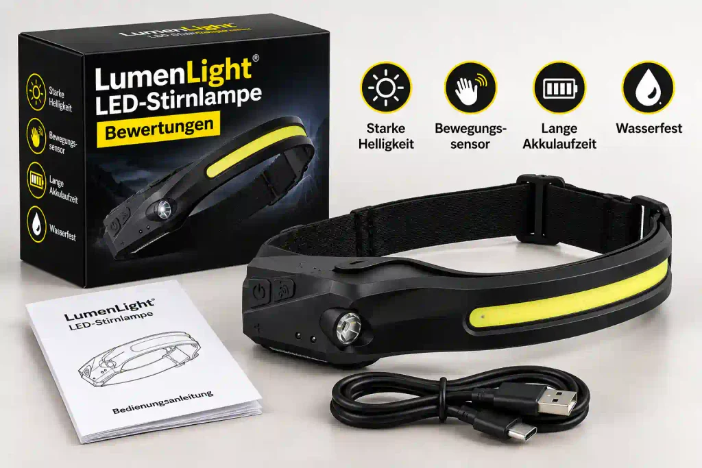 LumenLight LED-Stirnlampe Bewertungen